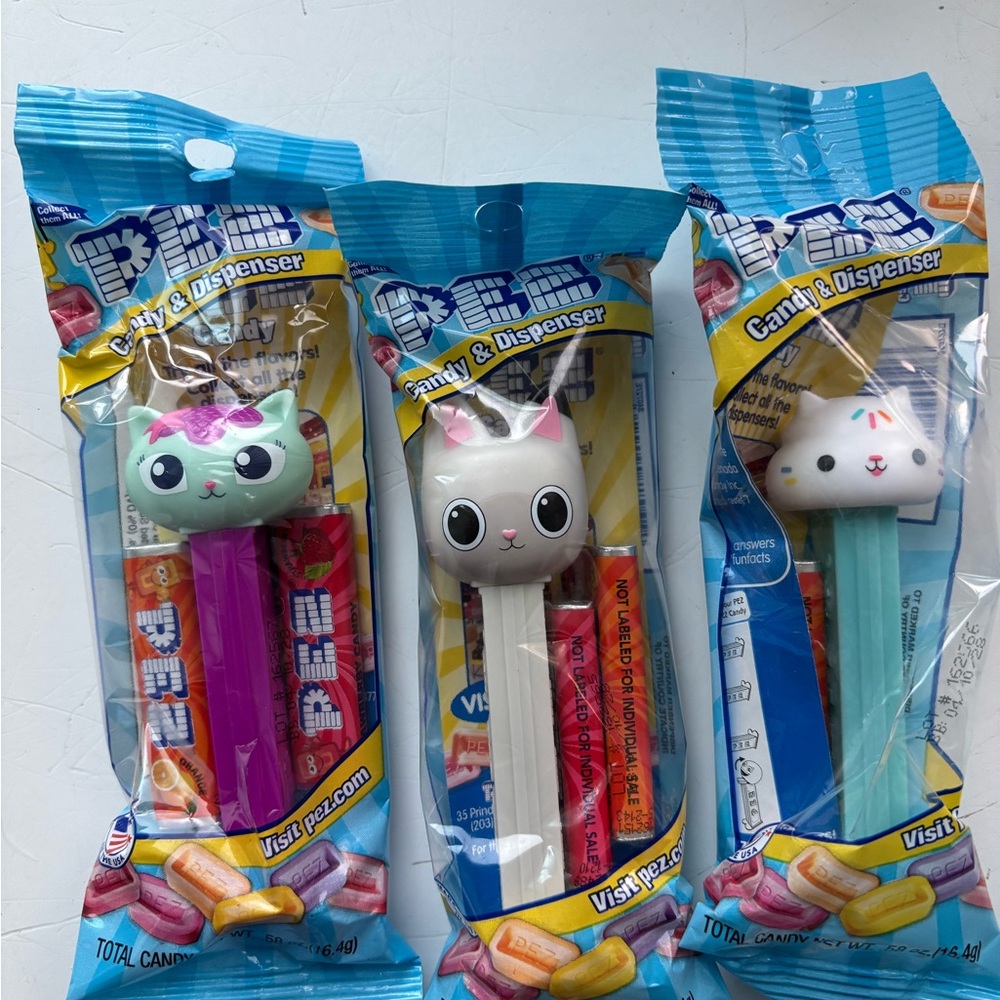 PEZ Candy Dispensers with Cat Heads